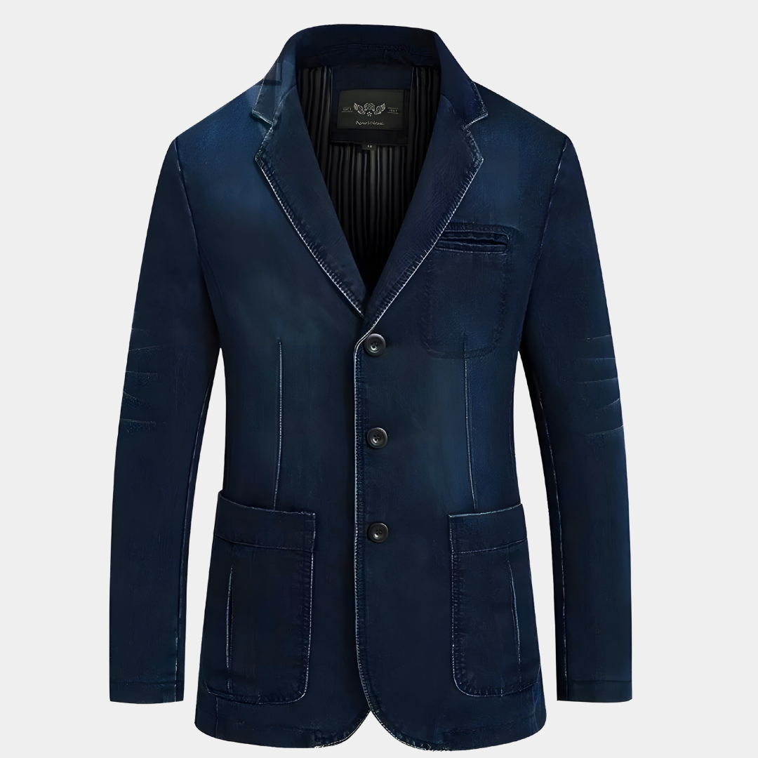 Klassische Herren Jacke aus Denim