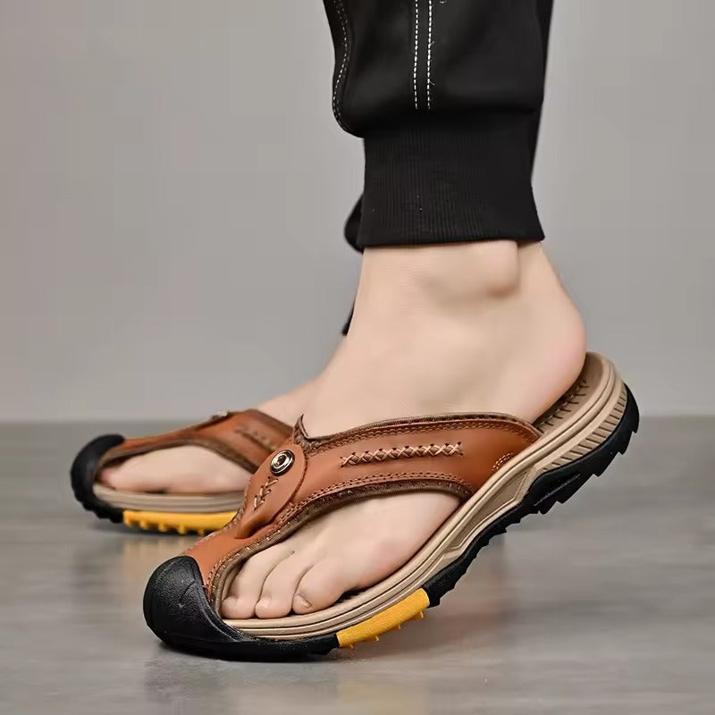 Orthopädische Herren Zehensandalen