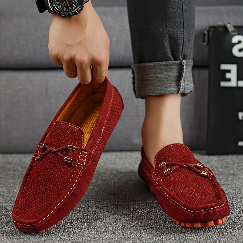 Atmungsaktive Herren Lederschuhe