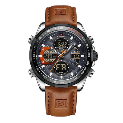 Elegante Herren Armbanduhr Marine