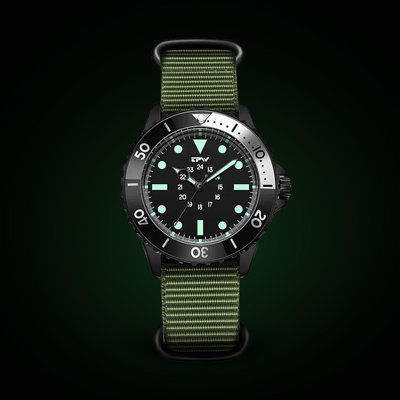Wasserdichte Militär Herren Taucheruhr