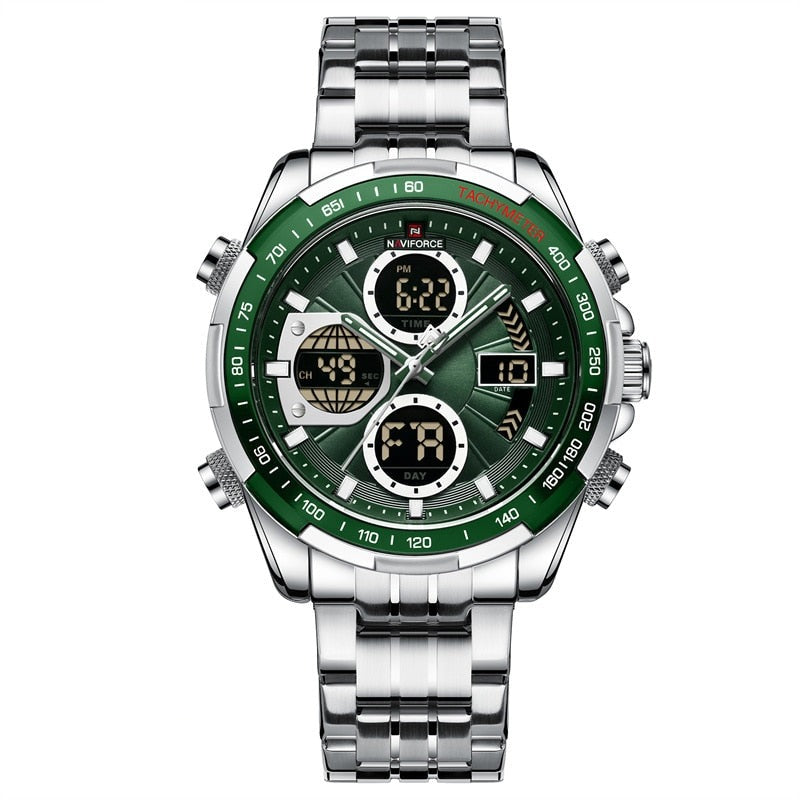 Elegante Herren Armbanduhr Marine