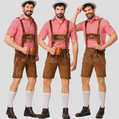 Traditionelle Herren Trachtenset Lederhose Oktoberfest