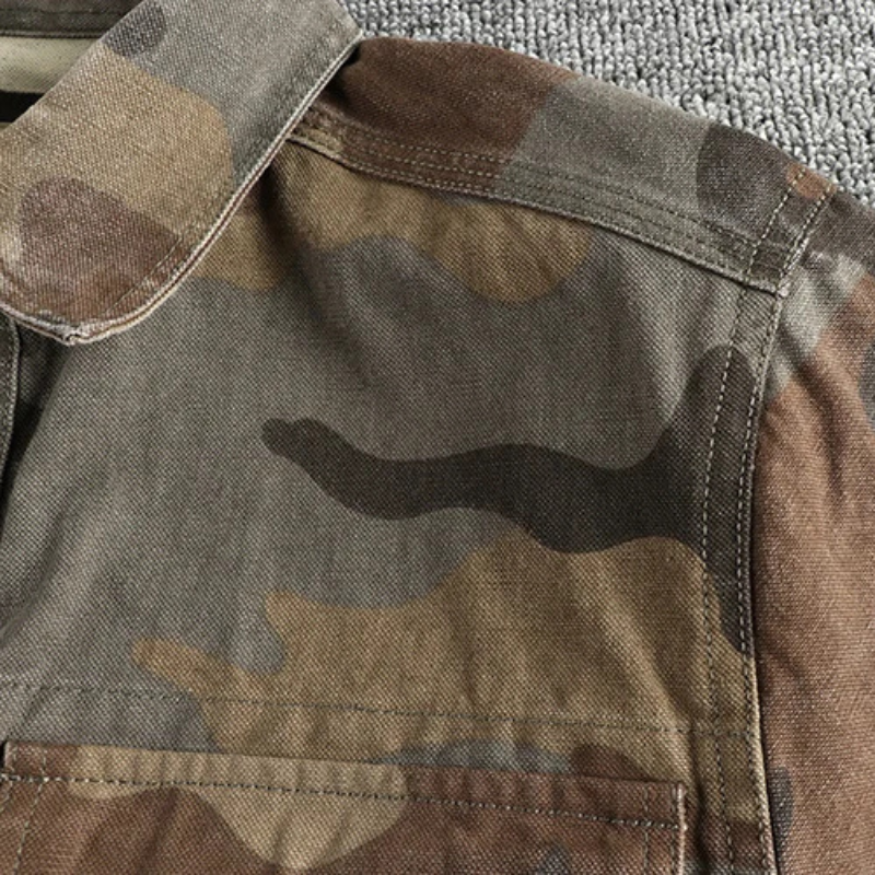 Militär Herren Cargo Hemd