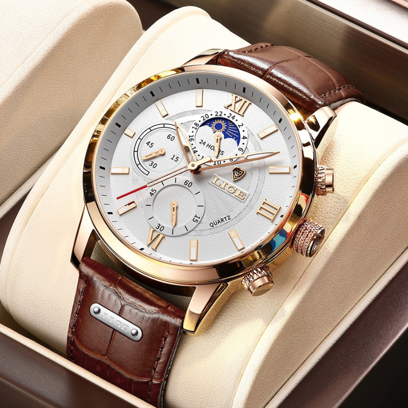 Elegante Klassische Herren Sportuhr