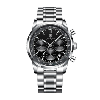 Elegante Herren Armbanduhr aus Edelstahl 40mm