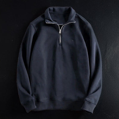 Lässiger Herren Oversize Sweatshirt mit Reißverschluss