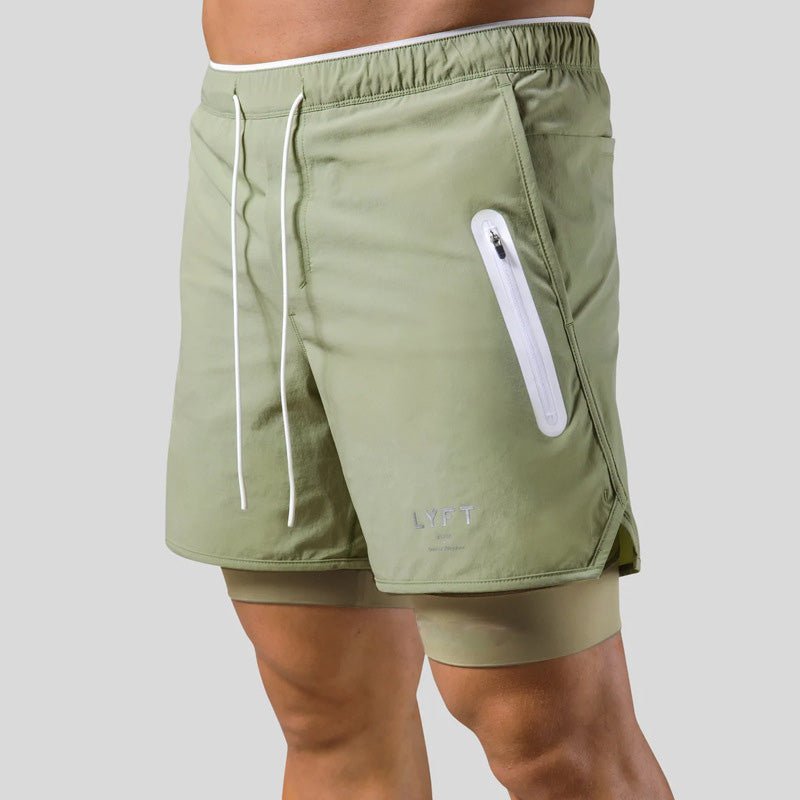 2-in-1 Sport- und Trainingsshorts Herren