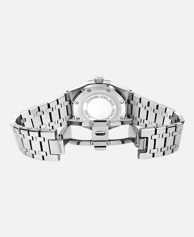 Elegante Herren Armbanduhr 41mm mit Edelstahlgehäuse