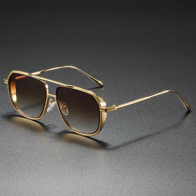 Klassische Herren Pilotenbrille Verlaufsglas