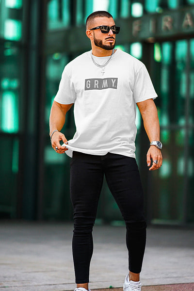 men's skinny jeans - black & white