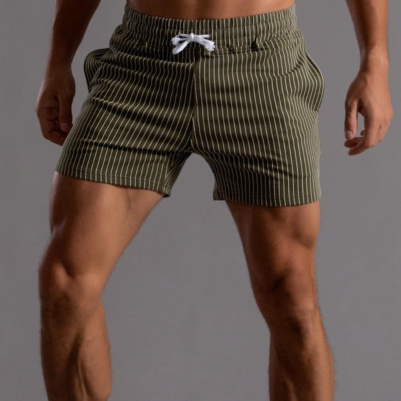 Stilvolle gestreifte Shorts für Herren