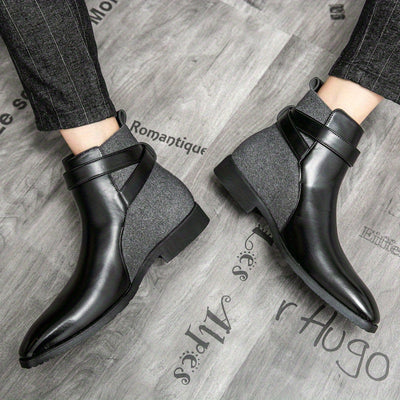 Handgefertigte Herren Leder Stiefel