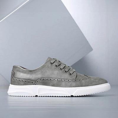 Elegante Herren Leder-Sneaker für Smart-Casual Anlässe