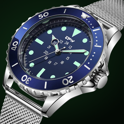 Wasserdichte Militär Herren Taucheruhr