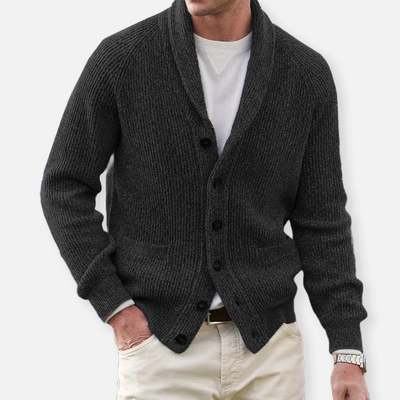 Herren Strick Cardigan Warm und Lässig