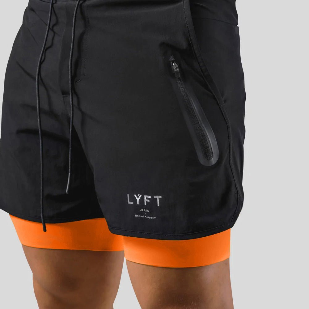 2-in-1 Sport- und Trainingsshorts Herren