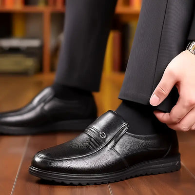 Bequeme Leder Herren Loafer