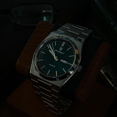 Elegante & Zeitlose Herren Armbanduhr 41mm