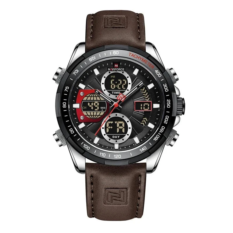 Elegante Herren Armbanduhr Marine