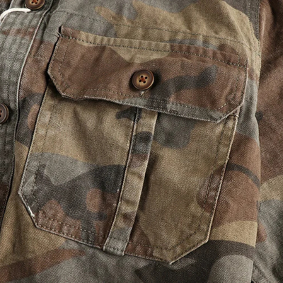Militär Herren Cargo Hemd