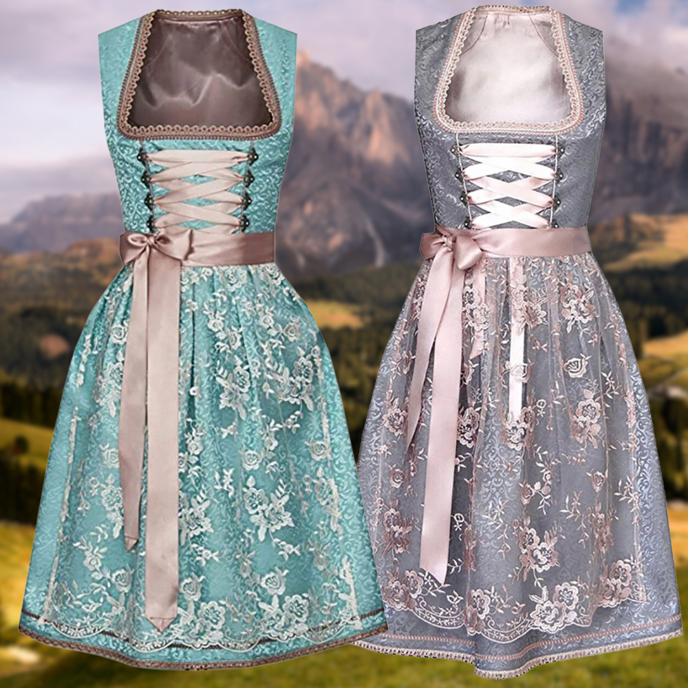 Tracht Damen mit Schürze und Bluze