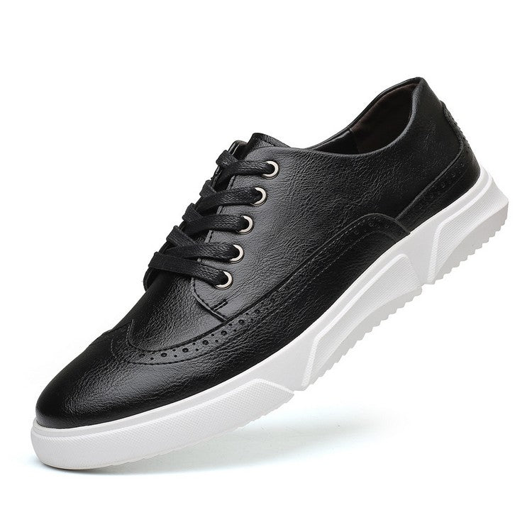 Elegante Herren Leder-Sneaker für Smart-Casual Anlässe