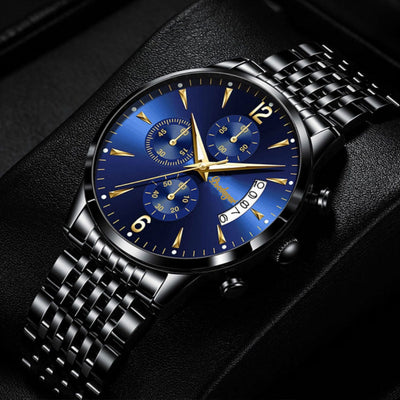 Elegante Herren Stahlarmbanduhr