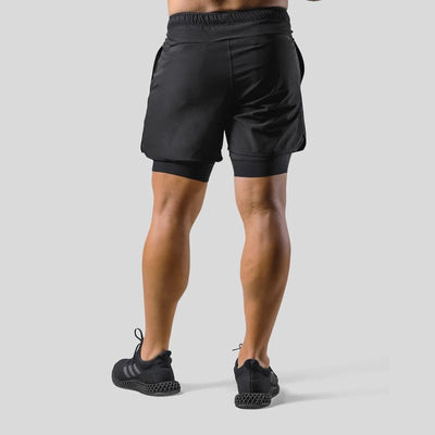 2-in-1 Sport- und Trainingsshorts Herren