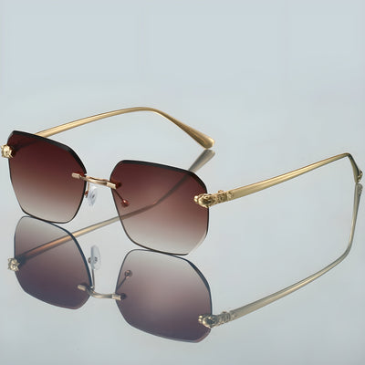 Rahmenlose Herren Sonnenbrille
