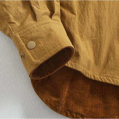 Wendbare Cord Cargo Herren Jacke
