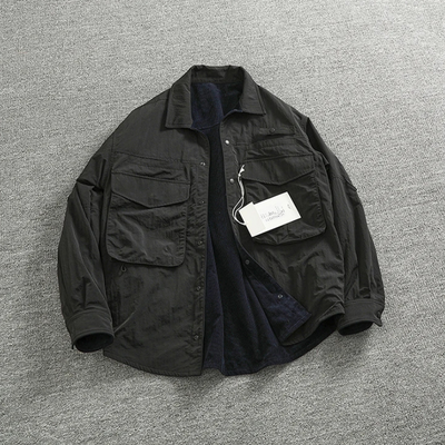 Wendbare Cord Cargo Herren Jacke