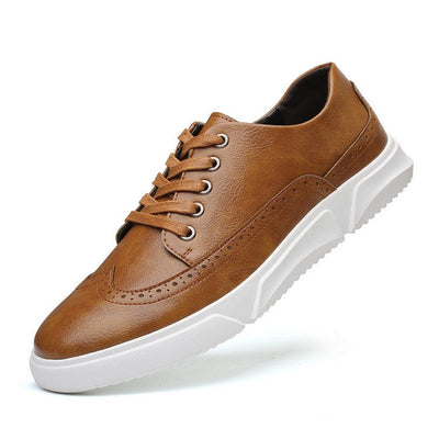 Elegante Herren Leder-Sneaker für Smart-Casual Anlässe