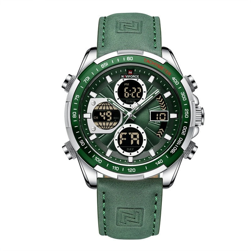 Elegante Herren Armbanduhr Marine