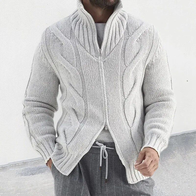 Premium gestrickter Herren Cardigan - elegant und warm