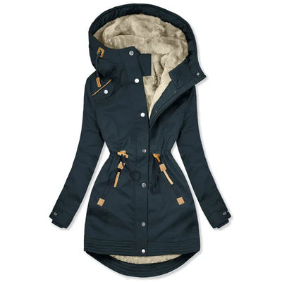 Kuschelige & Wetterfeste Damen Parkajacke