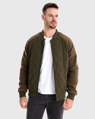 Moderne Hybrid Bomberjacke für Herren