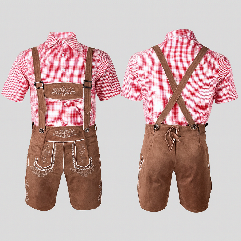 Traditionelle Herren Trachtenset Lederhose Oktoberfest