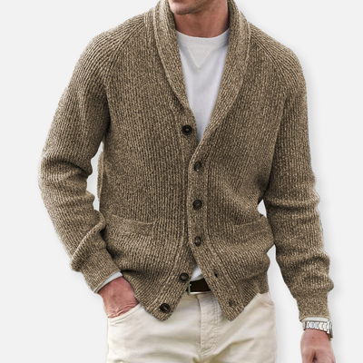 Herren Strick Cardigan Warm und Lässig