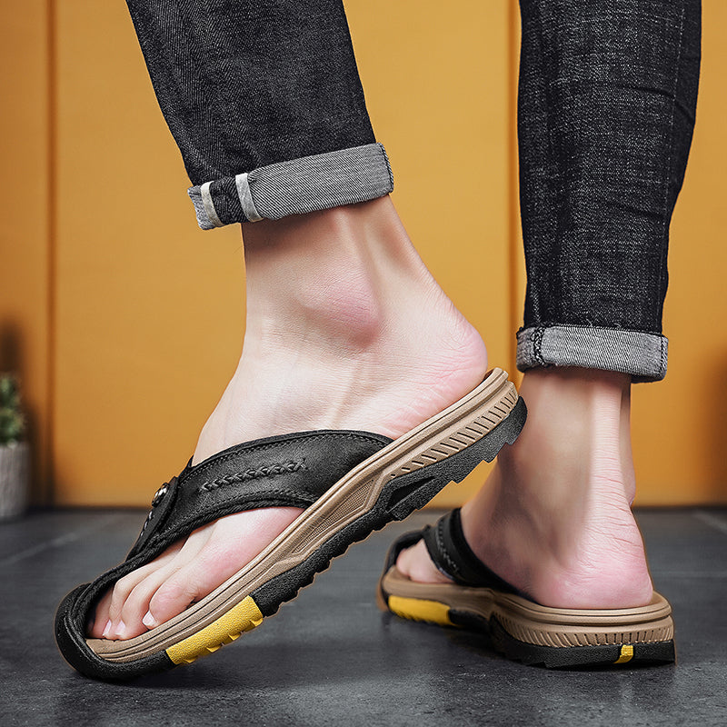 Orthopädische Herren Zehensandalen