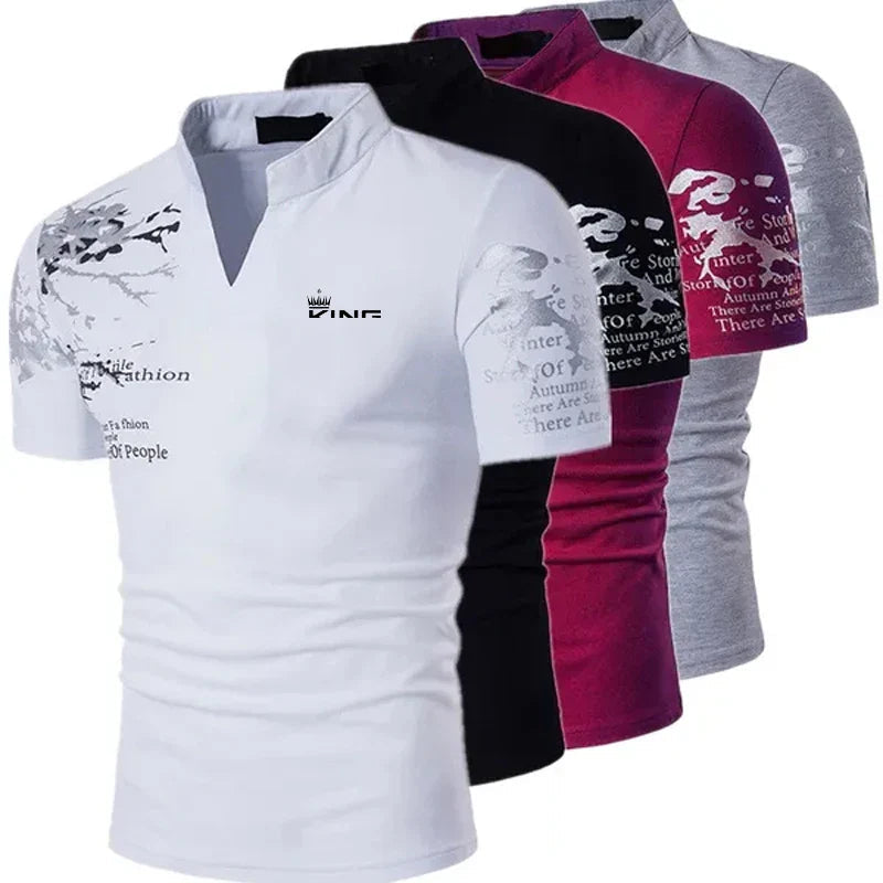 Klassisches Herren Kurzarm-Poloshirt