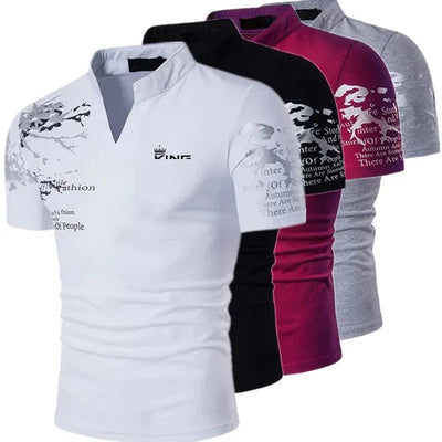 Klassisches Herren Kurzarm-Poloshirt
