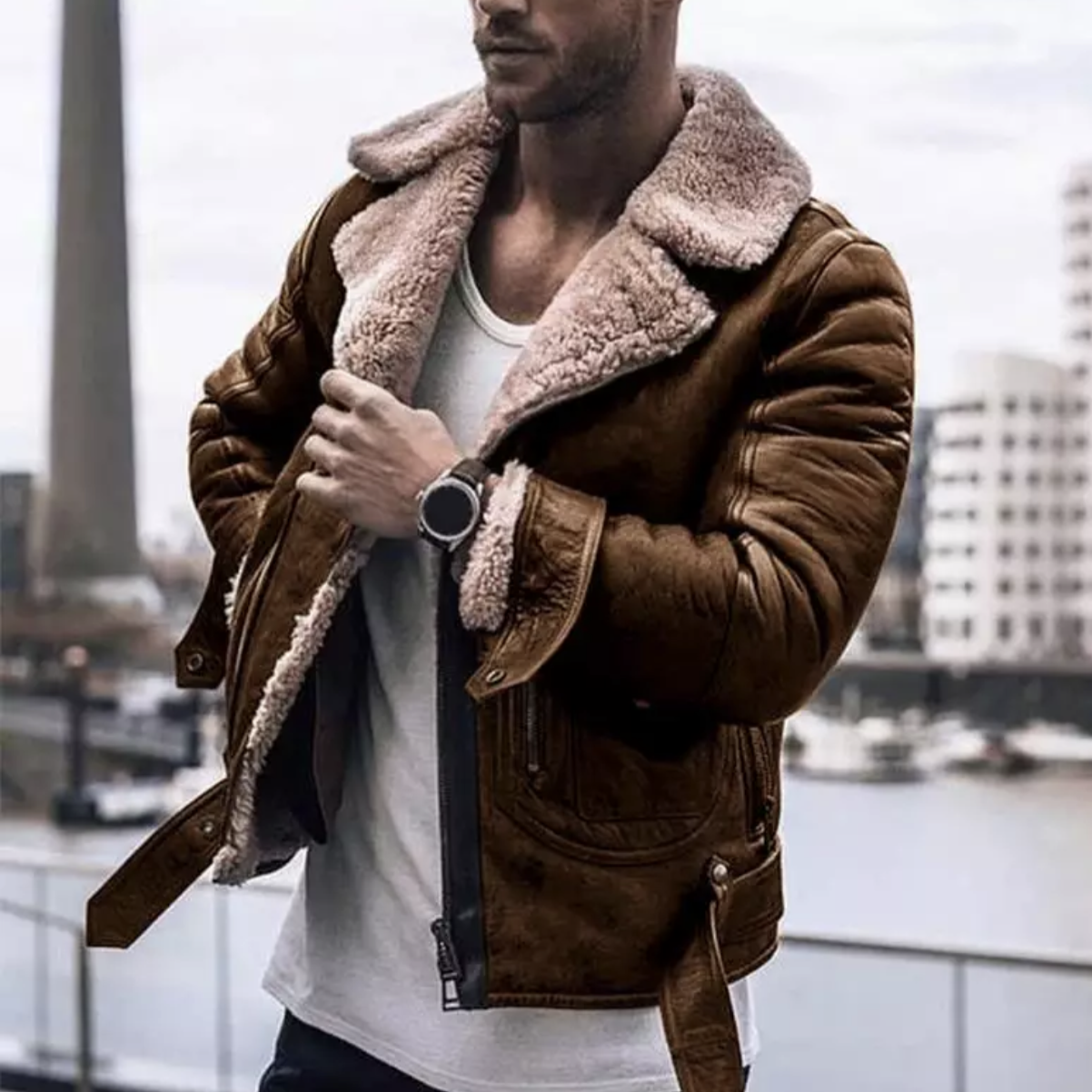 Stylische Winterjacke für Herren - Warm & Modern