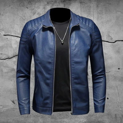 Stylische Herren Premium Lederjacke